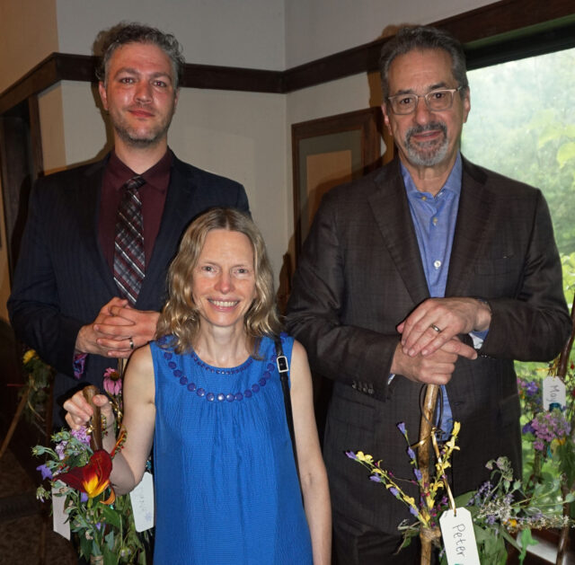 (L to R) David Saltzman, Laura Otis and Peter Schireson