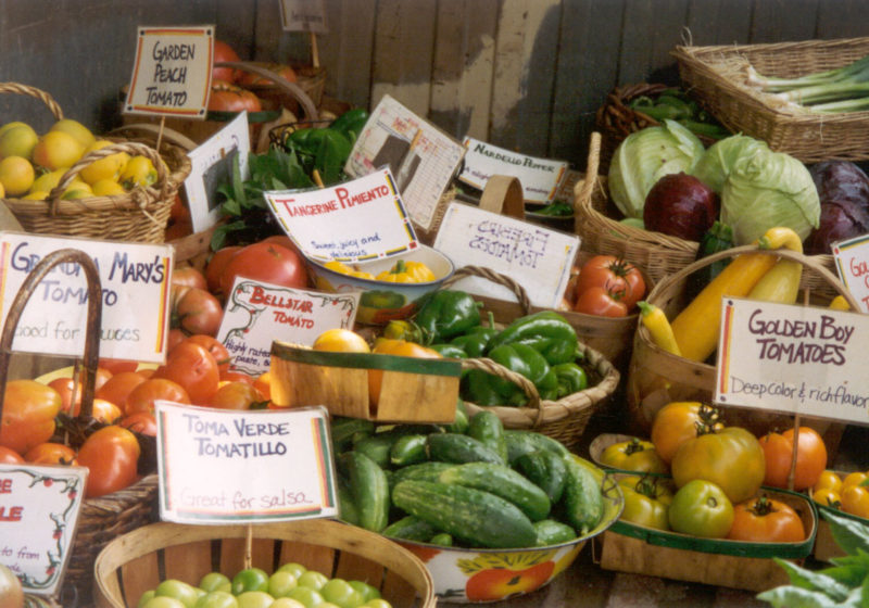 Produce at the Garden Market