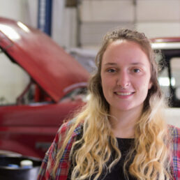 Warren Wilson College sophomore Charlotte Surface calls the need for everyone to have more automotive knowledge “a basic safety issue.”