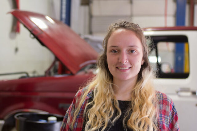 Warren Wilson College sophomore Charlotte Surface calls the need for everyone to have more automotive knowledge âa basic safety issue.â