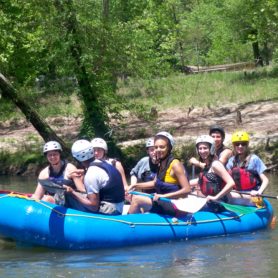 Spanish Immersion Rafting on French Broad River