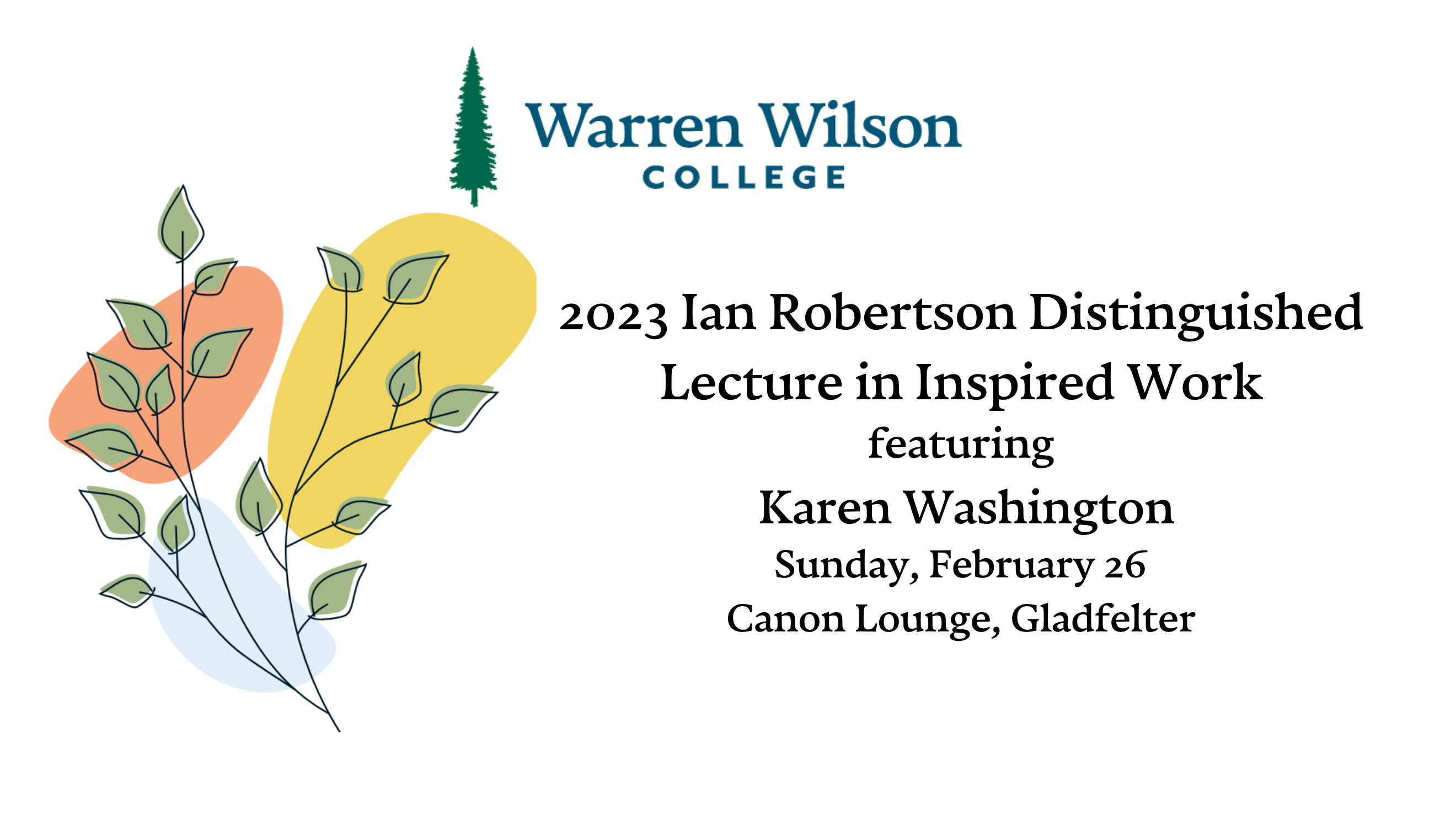 Ian Robertson Lecture in Inspired Work featuring Karen Washington